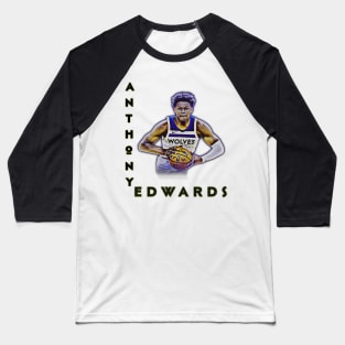 Anthony edwards Baseball T-Shirt